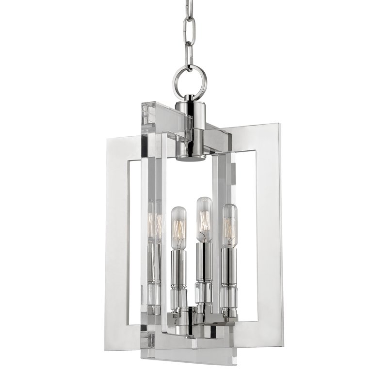 Wellington 4-Light Chandelier in Polished Nickel