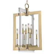 Wellington 8-Light Chandelier in Aged Brass