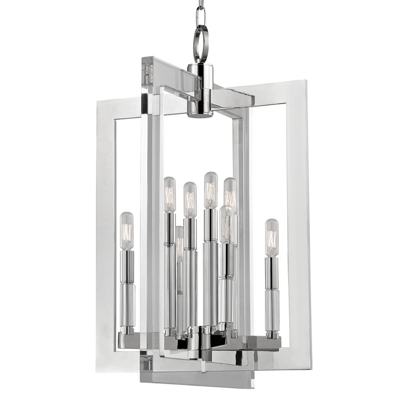Wellington 8-Light Chandelier in Polished Nickel