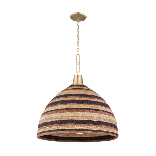Lido Beach Pendant in Aged Brass