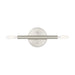 Copenhagen 2 Light Wall Sconce in Brushed Nickel