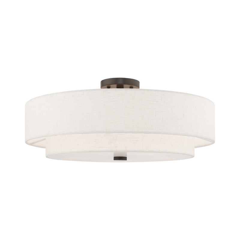 Meridian 5 Light Ceiling Mount in English Bronze