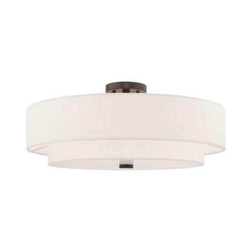 Meridian 5 Light Ceiling Mount in English Bronze