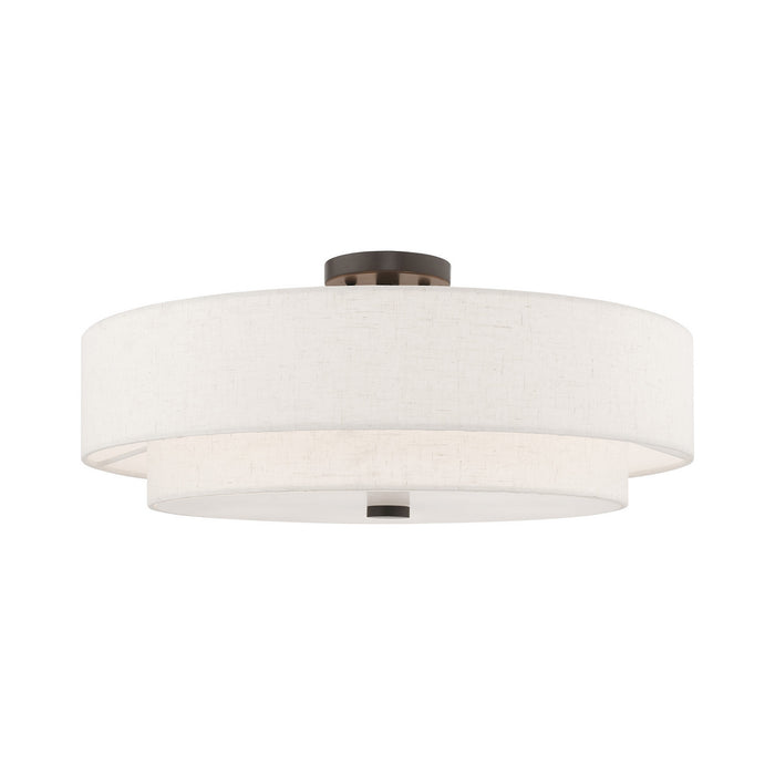Meridian 5 Light Ceiling Mount in English Bronze