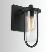 Corbin Small Outdoor Wall Lantern in Black