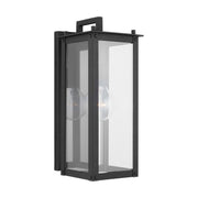 Hunt Small Outdoor Wall Lantern in Black