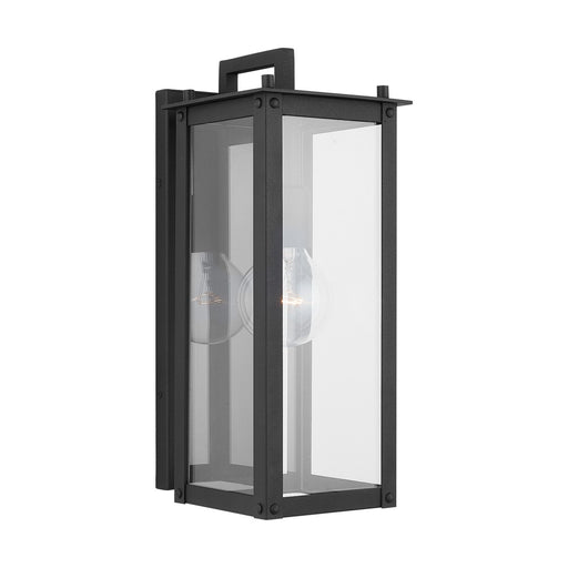 Hunt Small Outdoor Wall Lantern in Black