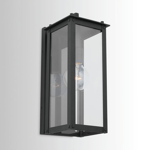Hunt Small Outdoor Wall Lantern in Black