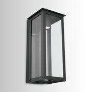 Hunt Large Outdoor Wall Lantern in Black