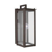 Hunt Large Outdoor Wall Lantern in Oiled Bronze