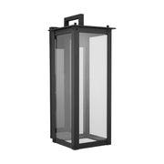 Hunt Small 4-Light Outdoor Wall Lantern in Black
