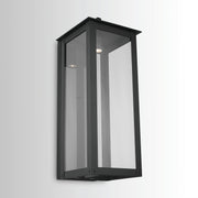 Hunt Large 4-Light Outdoor Wall Lantern in Black