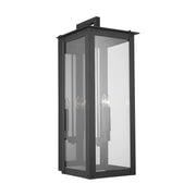 Hunt Large 4-Light Outdoor Wall Lantern in Black
