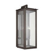 Hunt Large 4-Light Outdoor Wall Lantern in Oiled Bronze