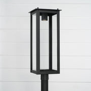 Hunt 4-Light Outdoor Post Light in Black