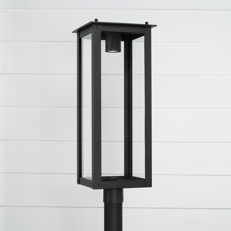 Hunt 4-Light Outdoor Post Light in Black