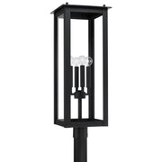 Hunt 4-Light Outdoor Post Light in Black