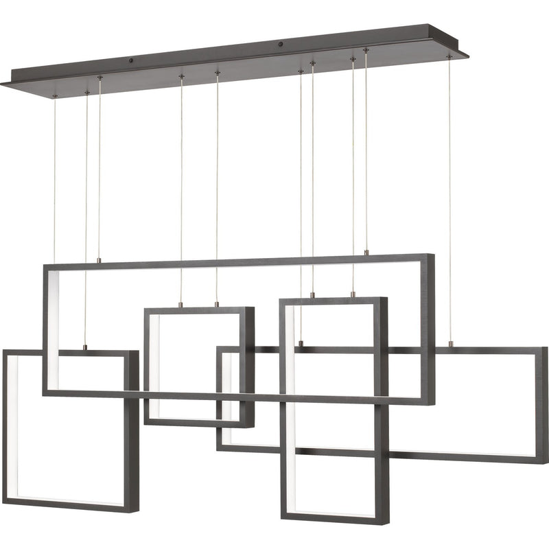 Canvas Linear Pendant in Western Bronze
