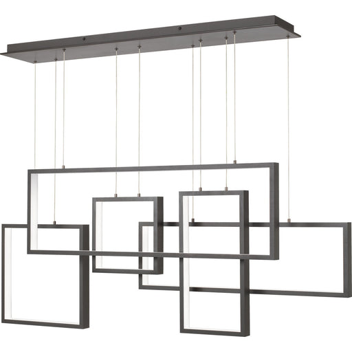 Canvas Linear Pendant in Western Bronze
