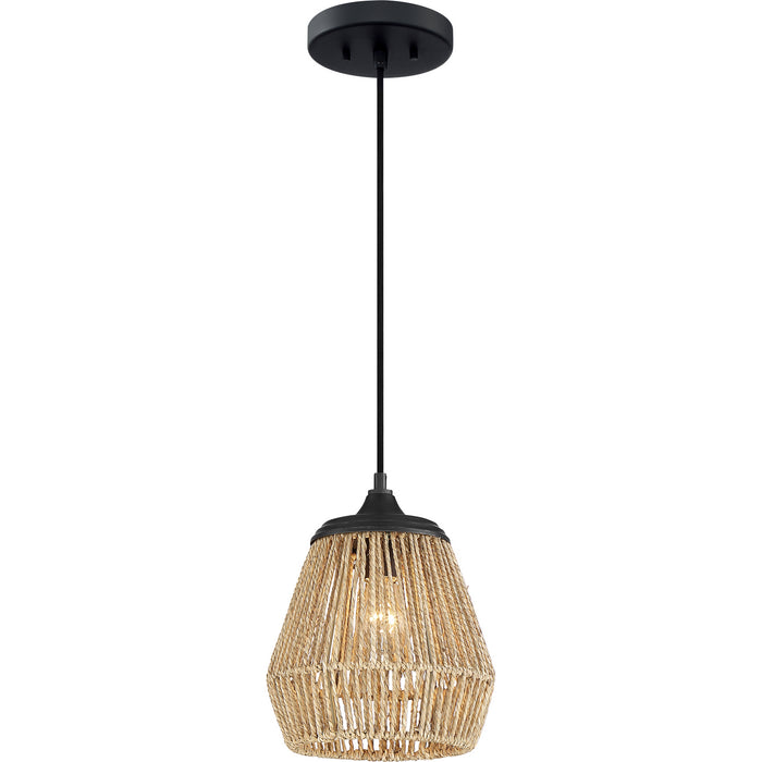 Romain 1-Light Mini Pendant in Earth Black - Lamps Expo