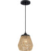 Romain 1-Light Mini Pendant in Earth Black - Lamps Expo