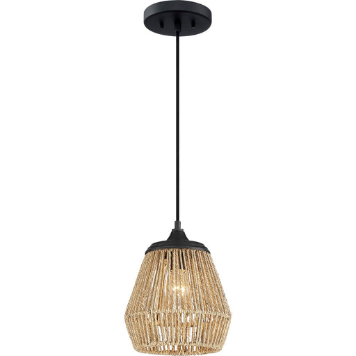 Romain Mini Pendant in Earth Black