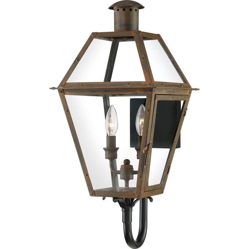 Rue De Royal 23.5" 2-Light Outdoor Wall Lantern in Industrial Bronze