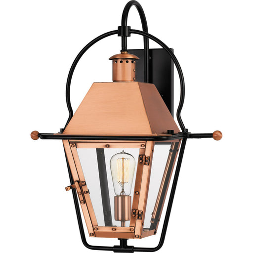 Rue De Royal Large Outdoor Wall Lantern in Aged Copper