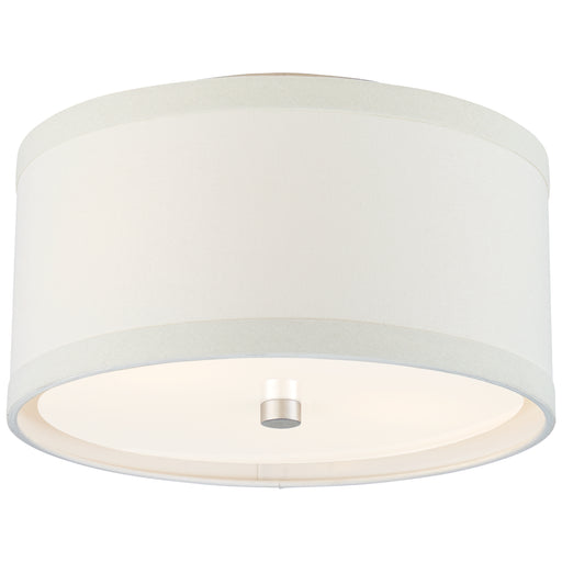 Walker Two Light Flush Mount in Burnished Silver Leaf