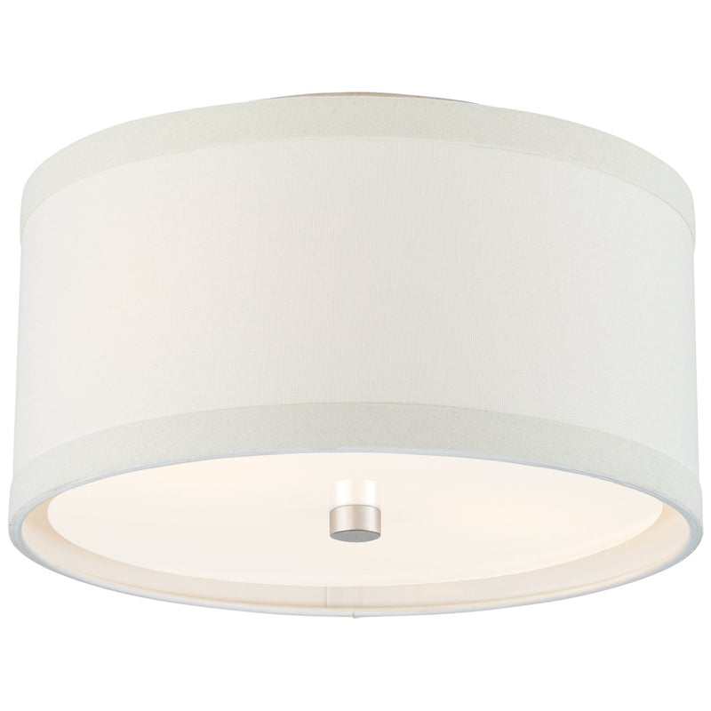 Walker Small 2-Light Flush Mount in Burnished Silver Leaf
