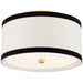 Walker Two Light Flush Mount in Gild