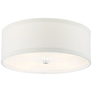 Walker Medium 18" 4-Light Flush Mount in Burnished Silver Leaf
