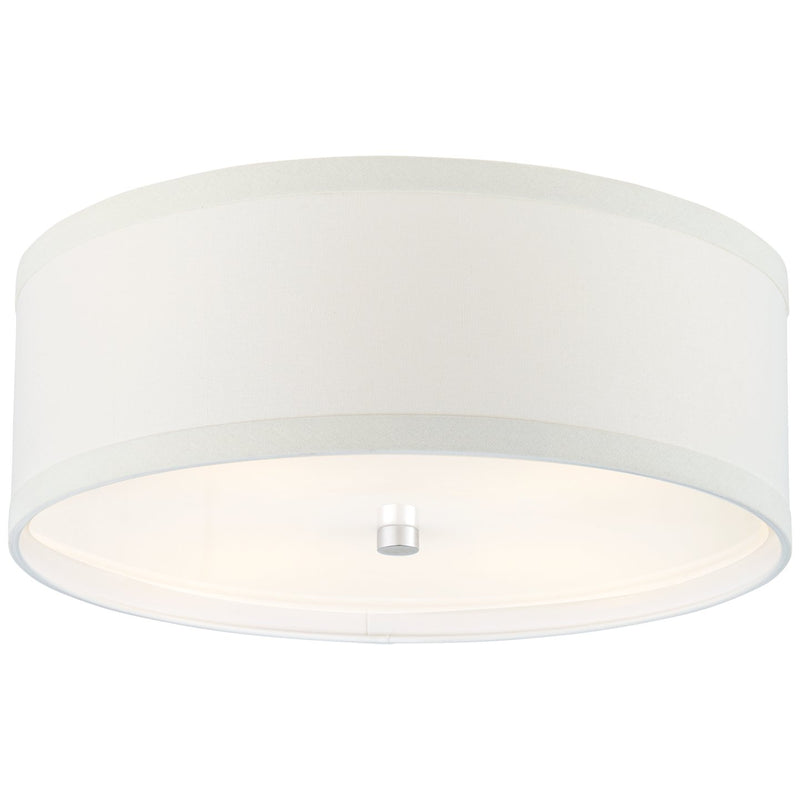 Walker Medium 18" 4-Light Flush Mount in Burnished Silver Leaf