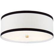 Walker Medium 18" 4-Light Flush Mount in Gild