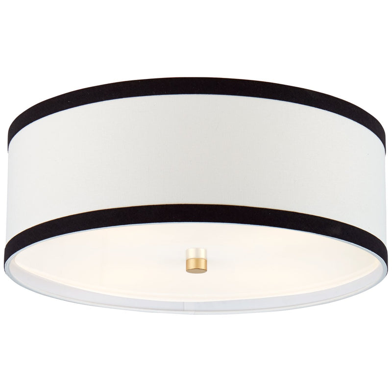 Walker Medium 18" 4-Light Flush Mount in Gild