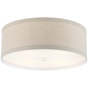 Walker Four Light Flush Mount in Light Cream