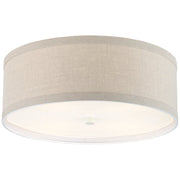 Walker Medium 18" 4-Light Flush Mount in Light Cream