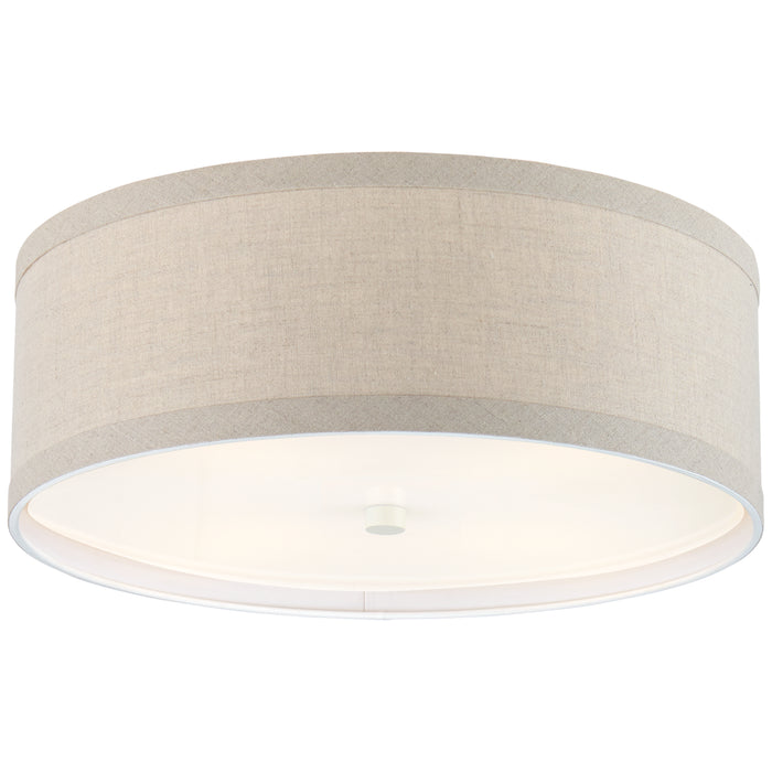 Walker Four Light Flush Mount in Light Cream