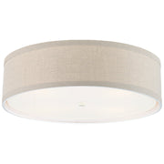 Walker Large 24" 4-Light Flush Mount in Light Cream