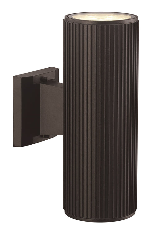 LED Wall Sconce in Black with Clear Glass