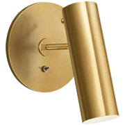 Lancelot Pivoting Swing Arm Wall Lamp in Hand-Rubbed Antique Brass