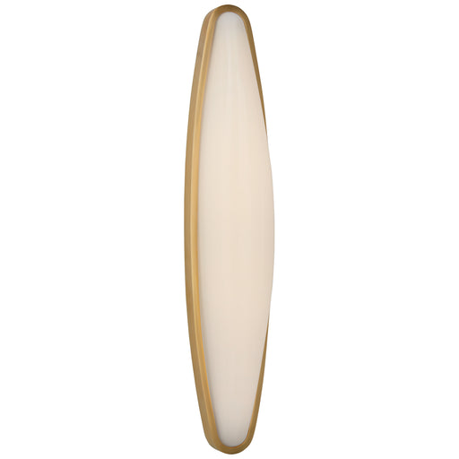 Ezra LED Bath Sconce in Hand-Rubbed Antique Brass