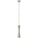 Clarkson Two Light Pendant in Polished Nickel