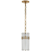 Bonnington Small Pendant in Hand-Rubbed Antique Brass