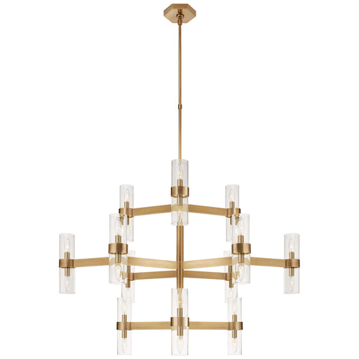 Margita 24 Light Chandelier in Hand-Rubbed Antique Brass