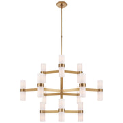 Margita 24 Light Chandelier in Hand-Rubbed Antique Brass