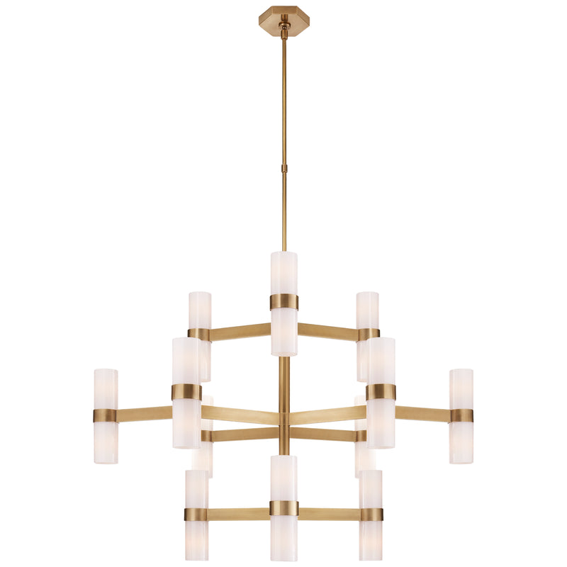 Margita 24 Light Chandelier in Hand-Rubbed Antique Brass