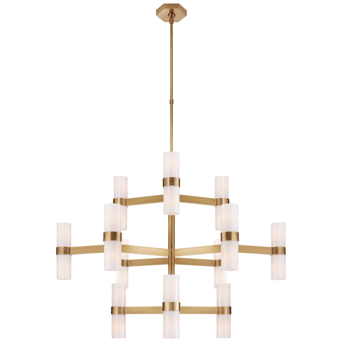 Margita 24 Light Chandelier in Hand-Rubbed Antique Brass