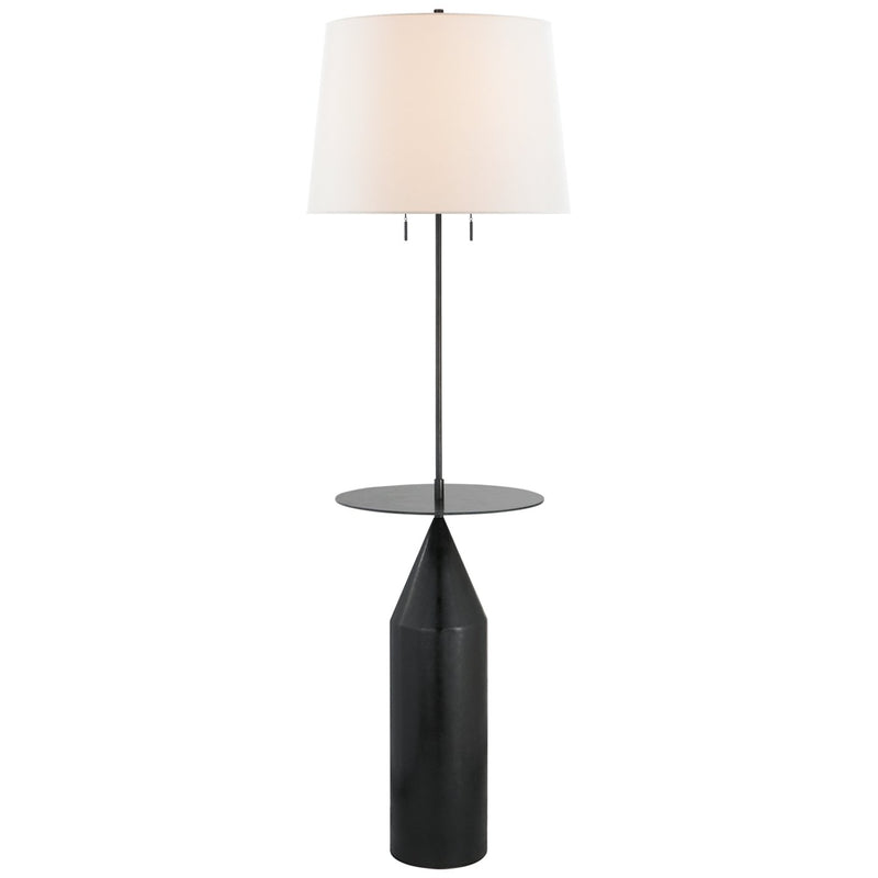 Zephyr Large 2-Light Floor Lamp in Aged Iron