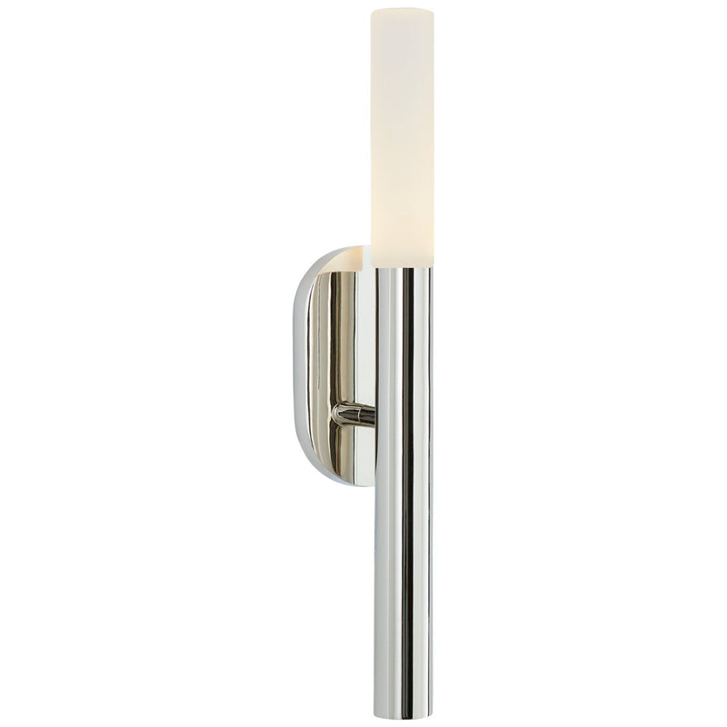 Rousseau Small Bath Sconce in Polished Nickel
